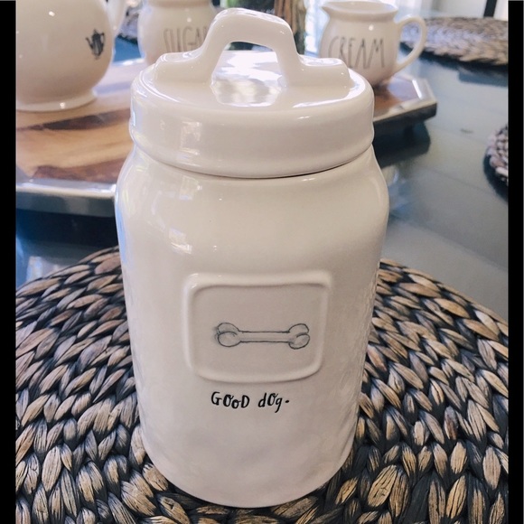 Rae Dunn Dog Nwt 282019 Rae Dunn Pet Canister Jar Good Dog Artisan